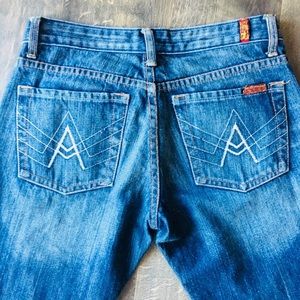 7 for All Mankind “A” Pocket Jeans Size 28